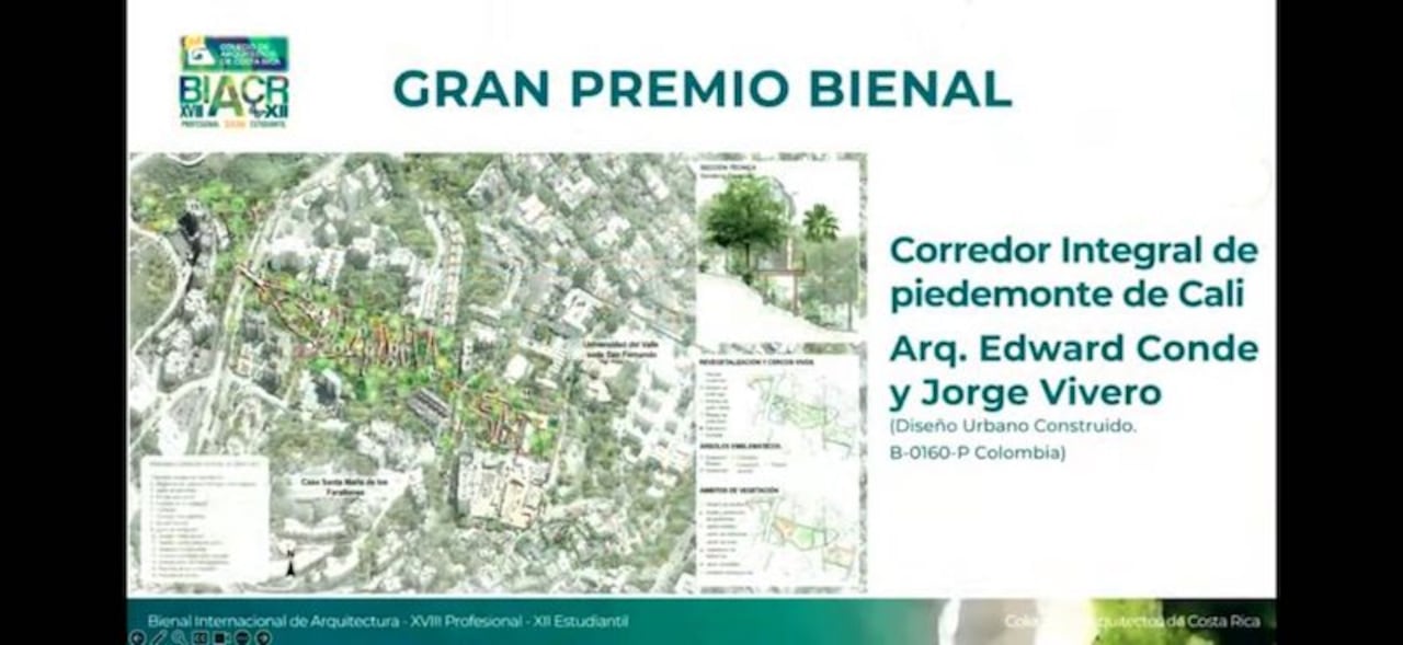 Tramo 2 del Corredor Integral Cristo Rey ganó dos premios en la Bienal Internacional de Arquitectura de Costa Rica.