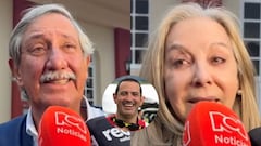 Papás de Gustavo Aponte, el empresario asesinado por un sicario en Bogotá.