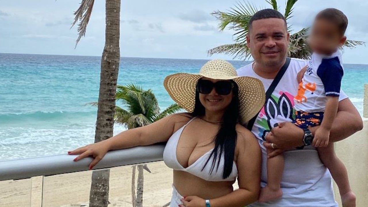 Ailin Vanesa Pautt, Edwin Fernando Núñez y su pequeño hijo