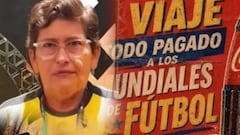 Ecuatoriana lleva 28 años viajando gratis a todos los Mundiales.