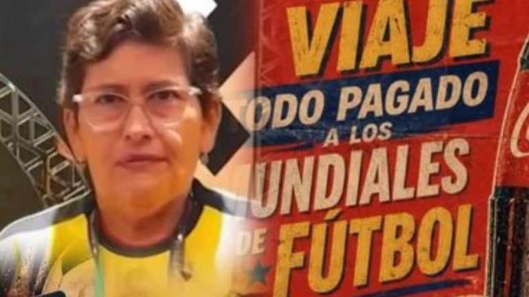 Ecuatoriana lleva 28 años viajando gratis a todos los Mundiales.