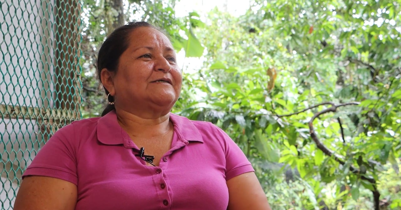 Francy Martínez, ganadera productora y vendedora de helados.