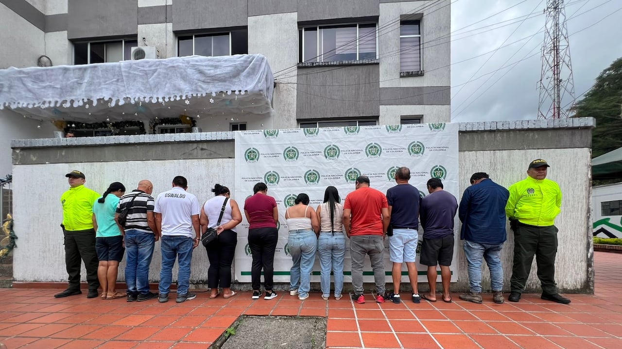 Estos son los capturados por estos hechos.