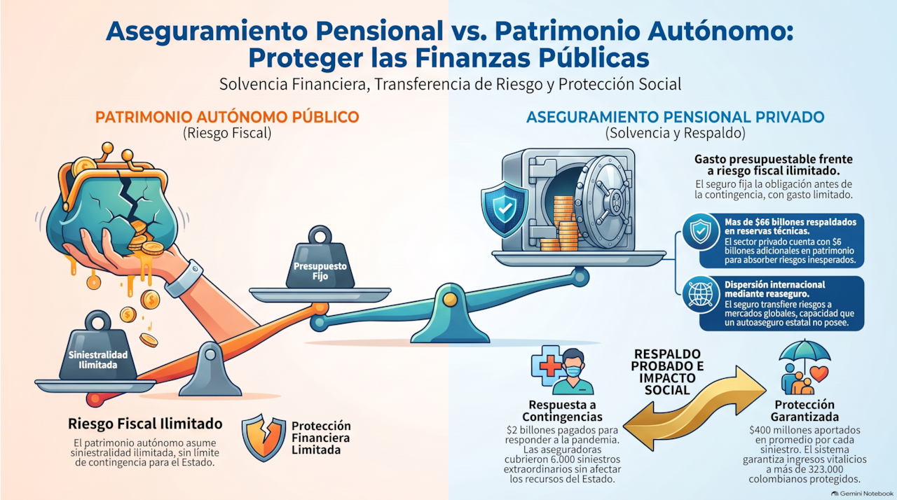 Seguro previsional con la reforma pensional.