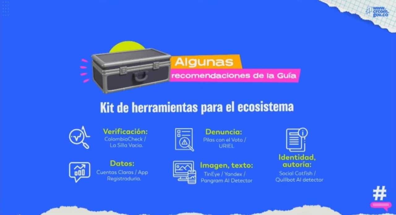 Estas son algunas de las herramientas propuestas en el foro para evitar la desinformación.