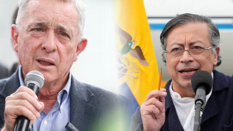 Uribe desmiente a Petro sobre presunta reunión en EE. UU. y lo acusa de “hacer chismes”.