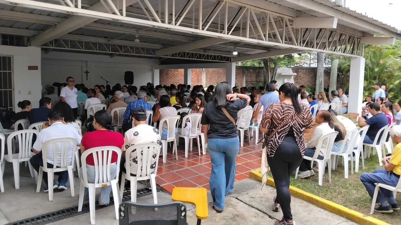 El Templete trasladó sus celebraciones litúrgicas al patio posterior del templo debido a las afectaciones ocasionadas por el terremoto.