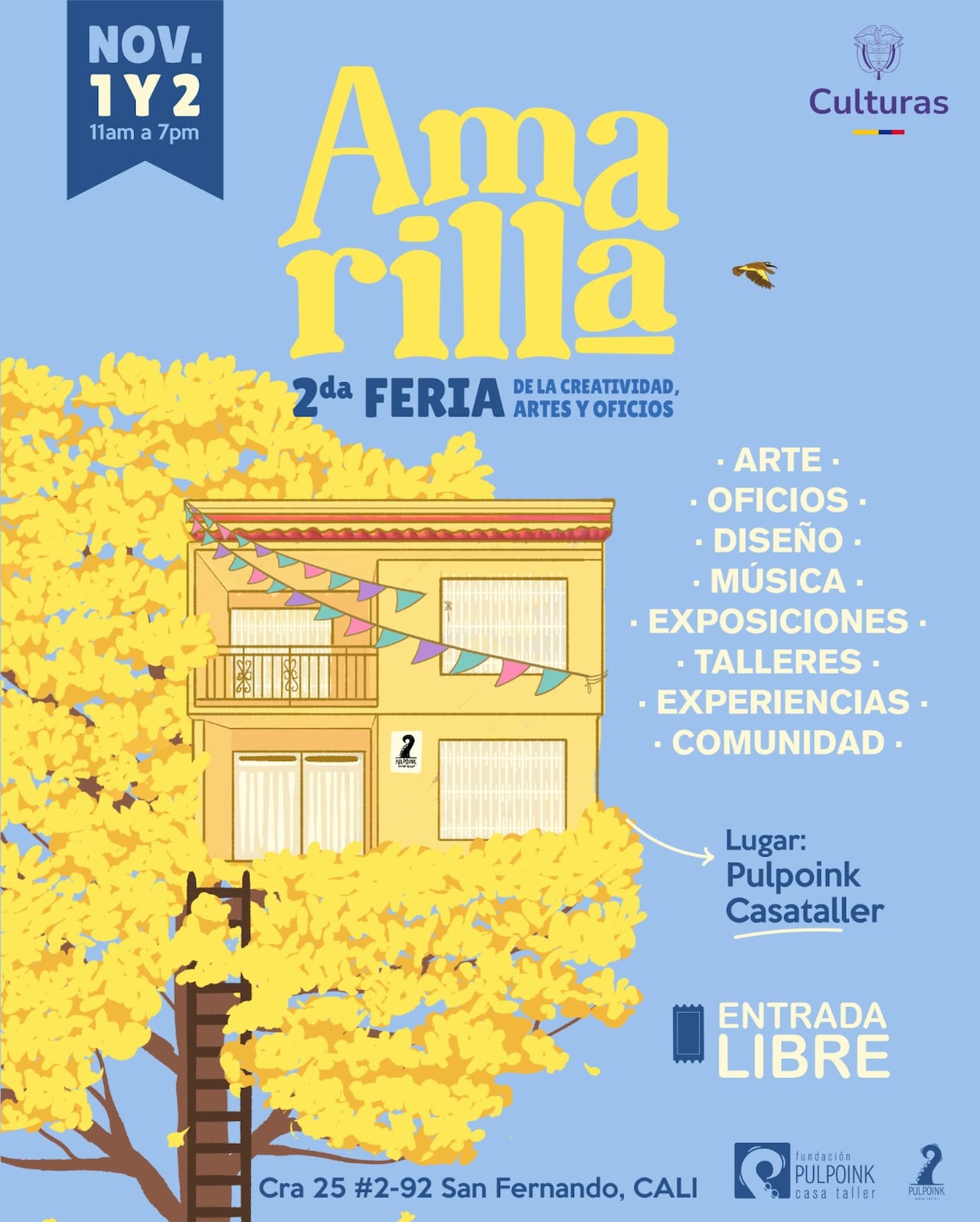 Esta será la segunda versión de la feria, a realizarse el 1 y 2 de noviembre.