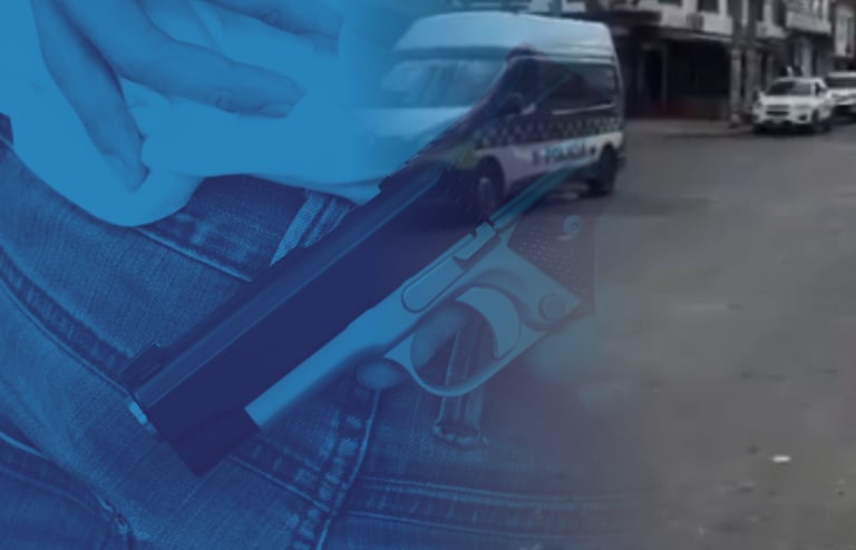El violento asalto se desató en horas de la tarde de este jueves cuando dos hombres armados en moto irrumpieron en un establecimiento comercial.