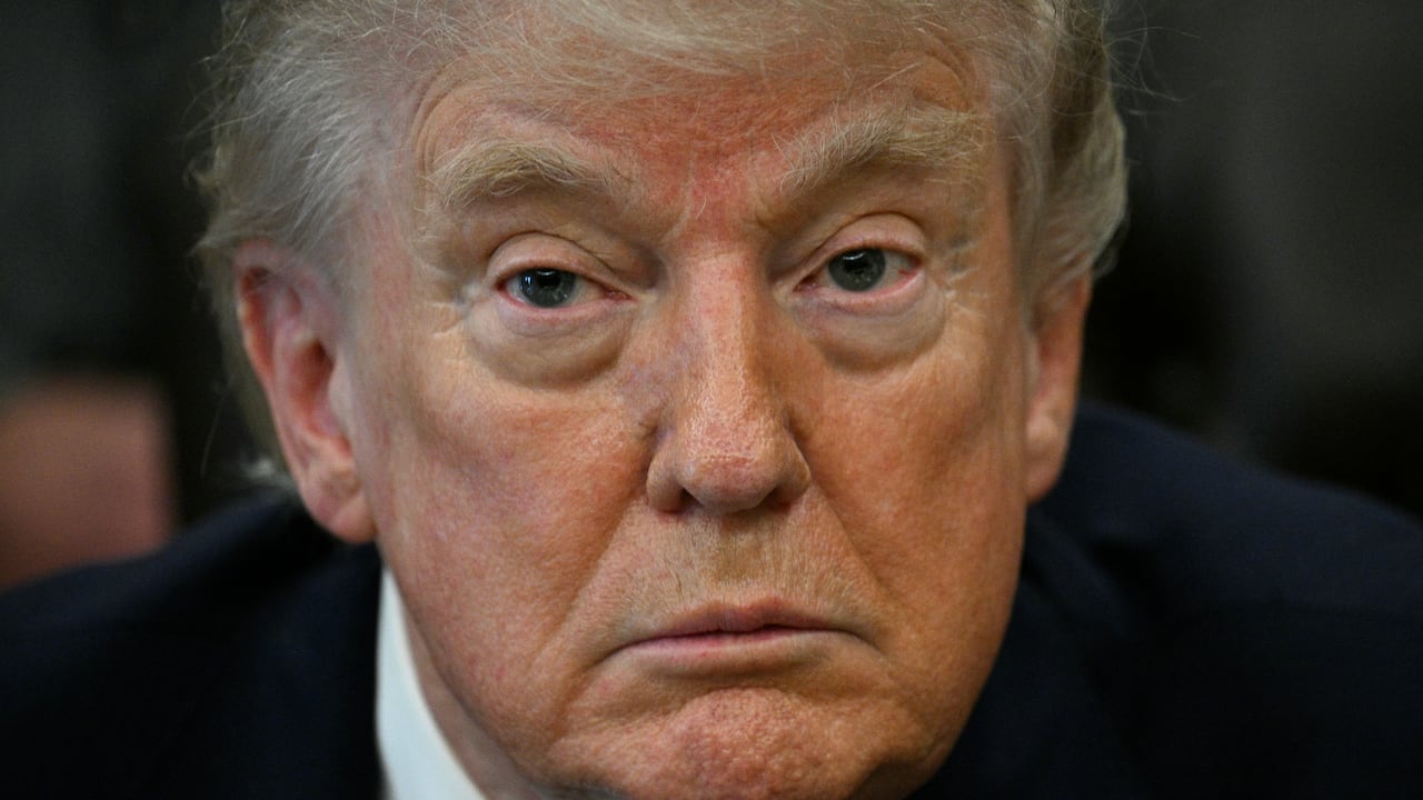 US President Donald Trump speaks after signing an executive order in the Oval Office of the White House in Washington, DC on April 18, 2026. The executive order aims to further US federal medical research and clinical trials for certain psychedelic drugs.certain psychedelic drugs. (Photo by Jim WATSON / AFP)