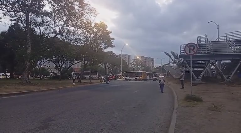 Bloqueo transportadores públicos