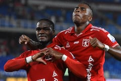 Imagen del partido entre América de Cali y Independiente Medellín por la tercera fecha del Grupo A de los cuadrangulares semifinales del segundo semestre de la Liga Colombiana 2025.