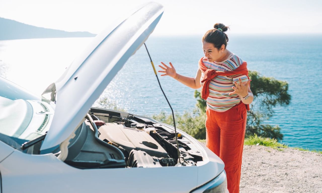 Carro que pierde fuerza.