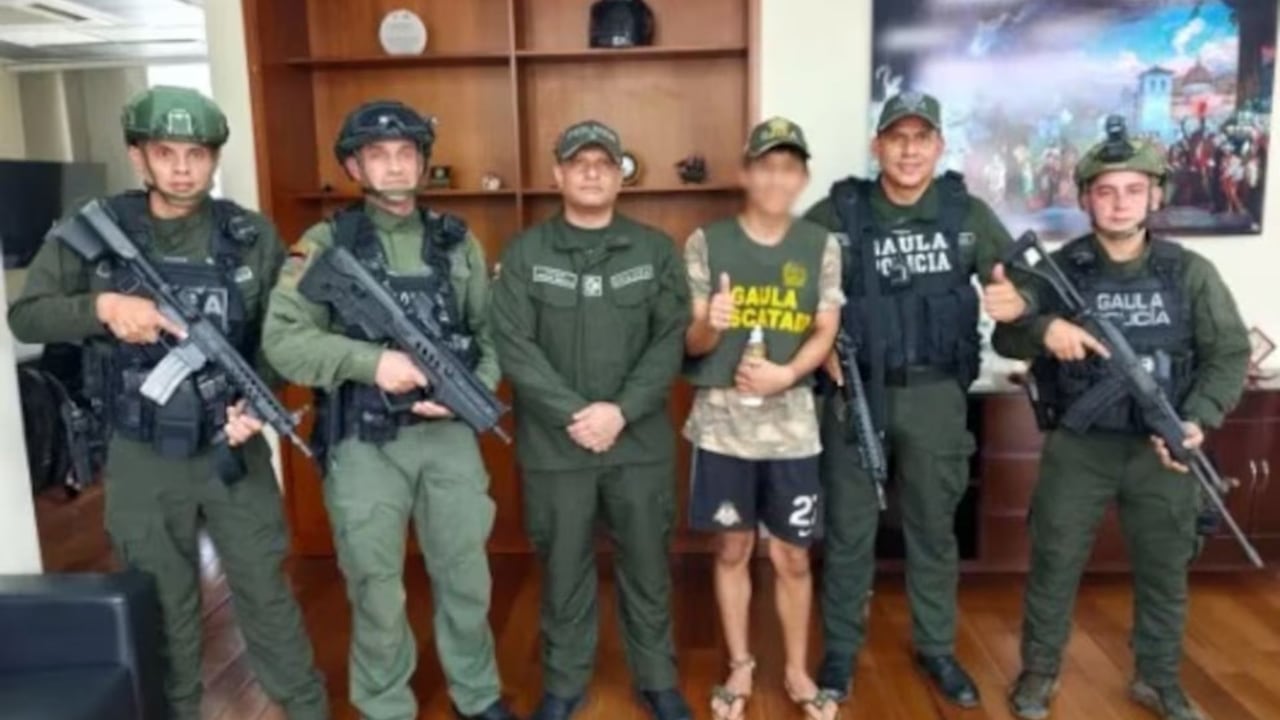 Rescate de menor en el Cauca