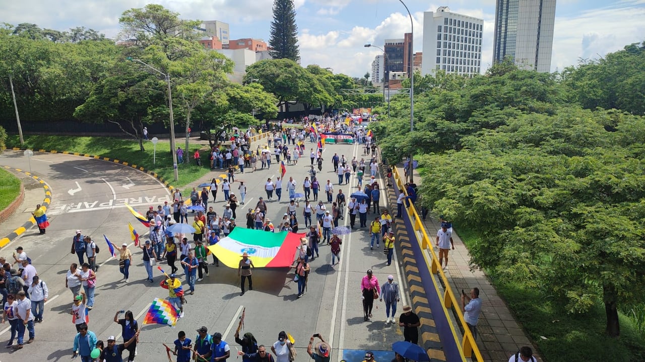 Marchas en apoyo a las reformas del Presidente Gustavo Petro