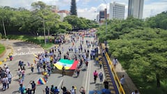 Marchas en apoyo a las reformas del Presidente Gustavo Petro