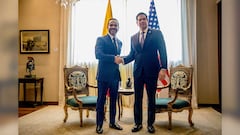 Abelardo De La Espriella y Marco Rubio, secretario de Estado de Estados Unidos.