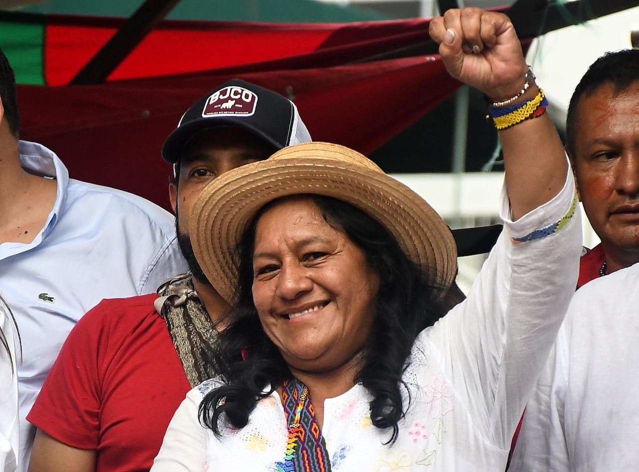 La candidata a la Vicepresidencia Aida Quilcué aseguró que su paso por Cali busca tender puentes con distintos sectores sociales.