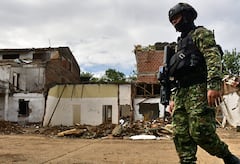 el Ministro de Defensa en compañía de la Gobernadora del Valle y alcaldía de Cali, hacen presencia en zona rural de Jamundí, en donde el pasado martes 10 de junio, se presentó un atentado. Fotos Raúl Palacios / El País.