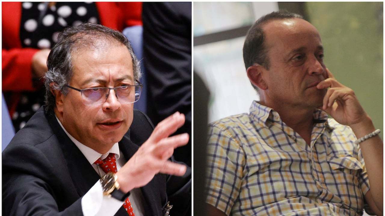 Gustavo Petro y Santiago Uribe Vélez
