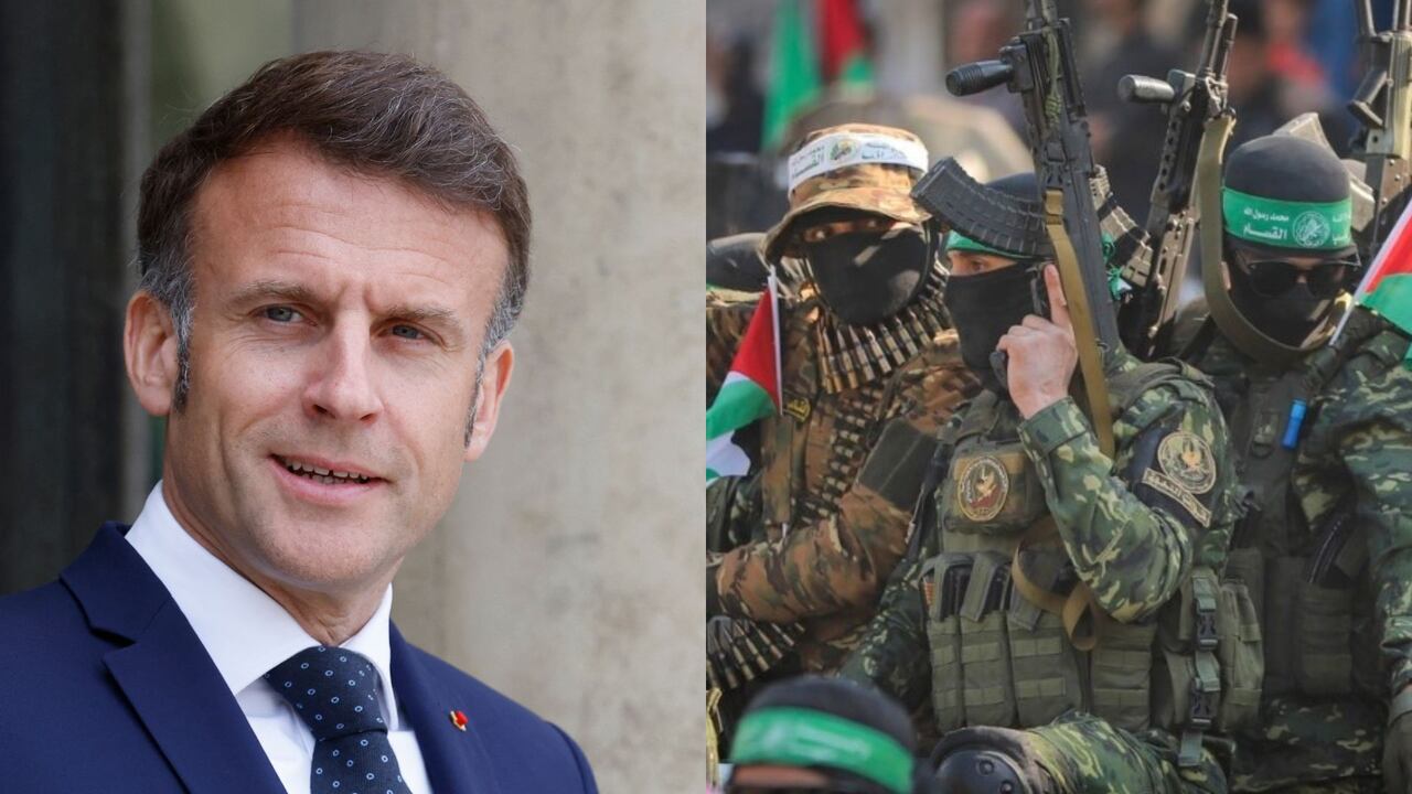 Emmanuel Macron asegura que se debe “apartar” a Hamás del poder de la Franja de Gaza y “reformar” la Autoridad palestina para “avanzar” hacia la solución de “dos Estados”.