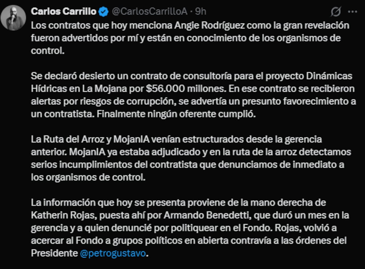 Publicación de Carlos Carrillo