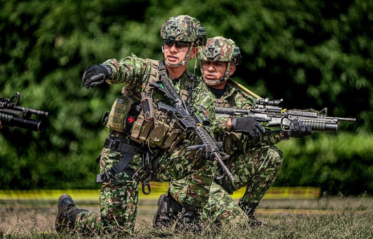 En estos momento, el Ejército se enfrenta contra las disidencias de las Farc en diferentes puntos del Cauca.
