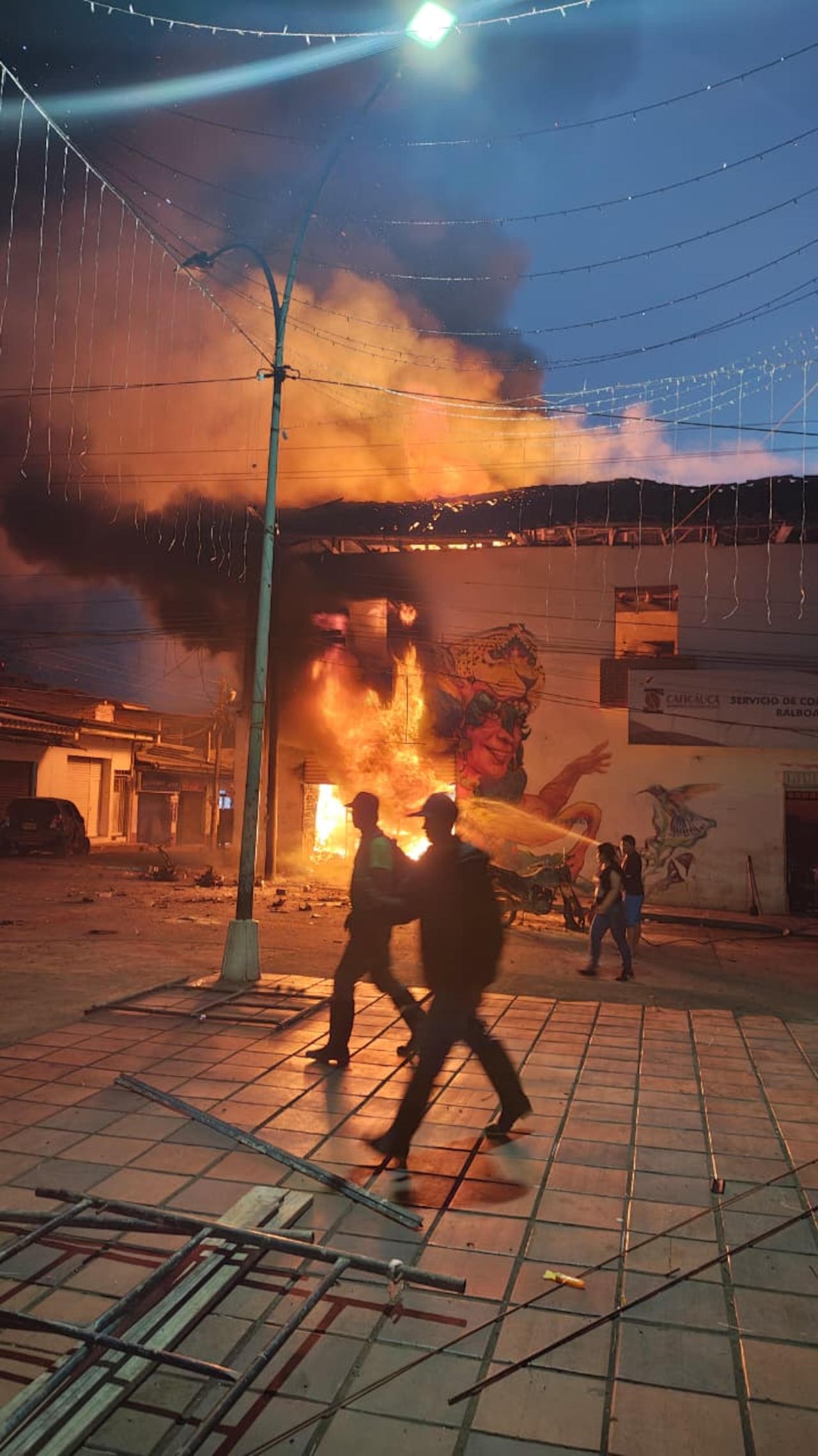 El ataque fue contra la Estación de Policía del municipio de Balboa, Cauca. Activaron una motocicleta cargada con explosivos confirmaron las autoridades.