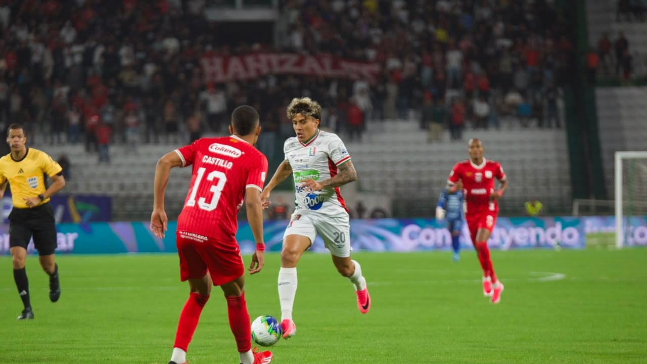 Imagen del partido entre Once Caldas y América de Cali por la fecha 3 del segundo semestre de la Liga Colombiana 2026.