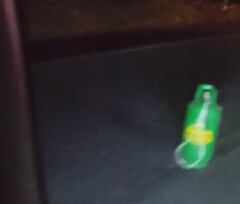 La fuerza pública fue la encargada de retirar este elemento tras comprobar que no representaba un peligro.