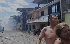 El estallido generó momentos de pánico entre los habitantes del sector, quienes alertaron a los organismos de emergencia tras escuchar la fuerte detonación. En pocos minutos llegaron unidades de la Policía Nacional, el Cuerpo de Bomberos y personal de apoyo para atender a las víctimas y controlar la situación.