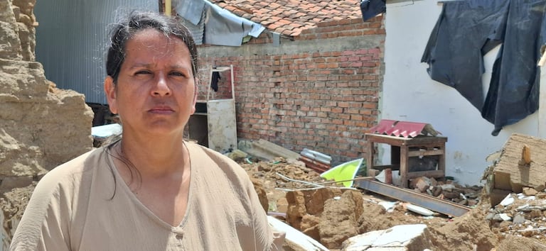Retrato de María Gladis Vázquez, una mujer que conserva la dignidad intacta a pesar del doble golpe de la tragedia.