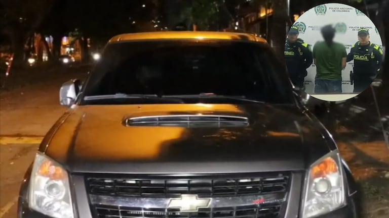 La camioneta fue recuperada luego del robo y el presunto criminal fue detenido.