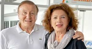 Rodolfo Hernández, candidato presidencial, y su esposa Socorro Oliveros.