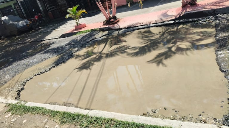 Este el panorama en el barrio Alfonso López, Carrera 7t Bis #73-15.