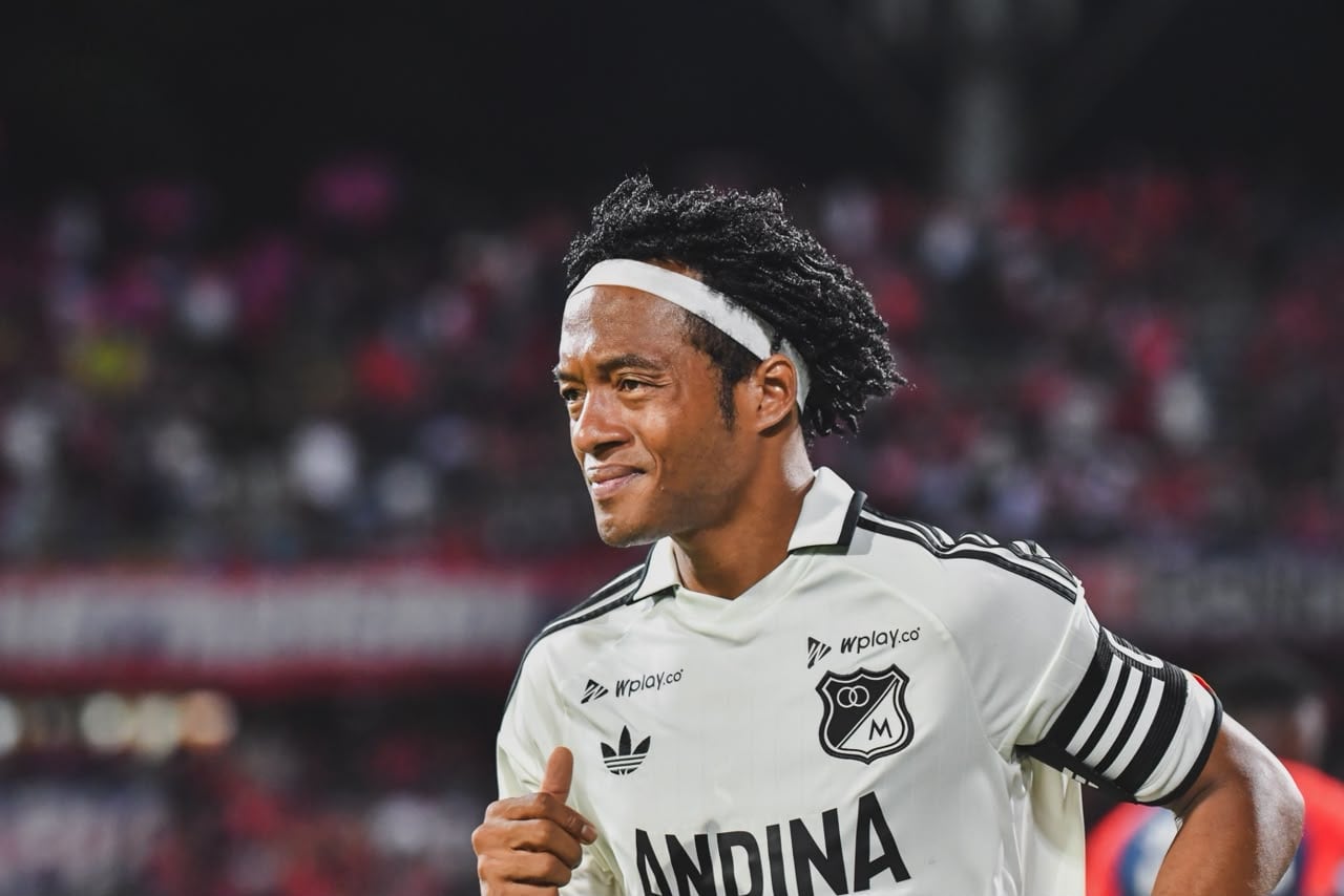 Juan Guillermo Cuadrado en su regreso al fútbol colombiano.