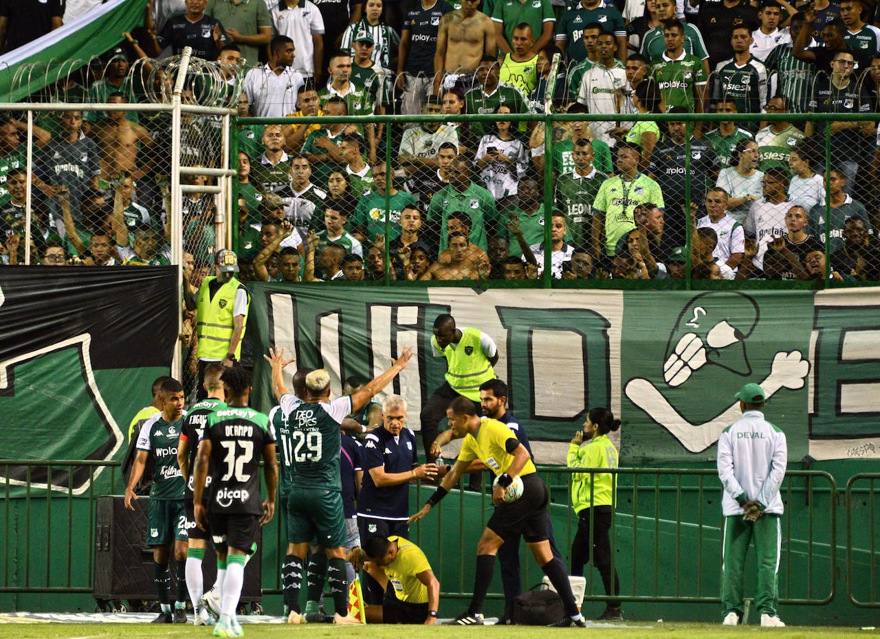 Afición: Futbol, Deportivo Cali 1 -Nacional 1 Agosto, Liga BetPlay. Agosto 6-23. Foto José L Guzmán. El País