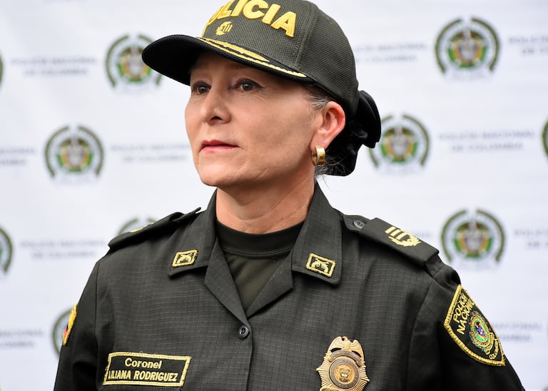 Sandra Liliana Rodríguez Comandante Policía Valle.