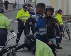 El hecho se registró en la carrera octava con calle quinta, diagonal a la Iglesia de San José, en el centro de Popayán, indicaron los testigos.