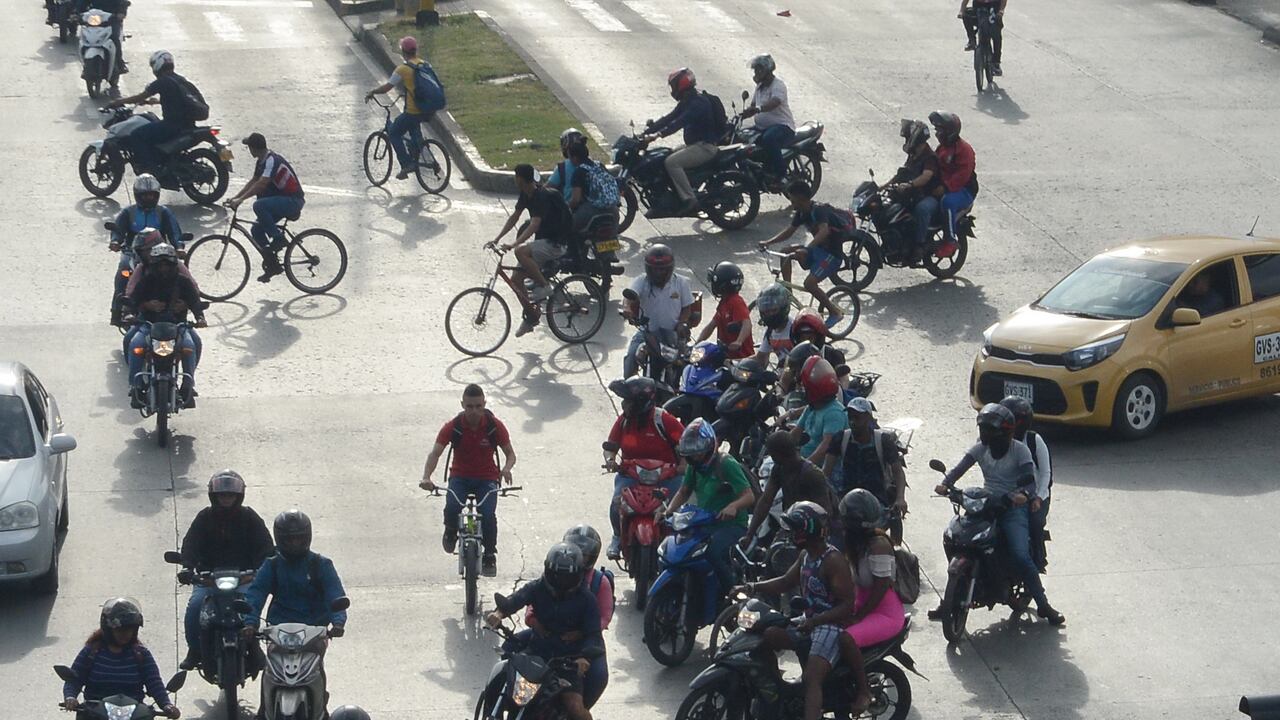 Cali: Informe imprudencia y alta accidentalidad de motociclistas en Cali.