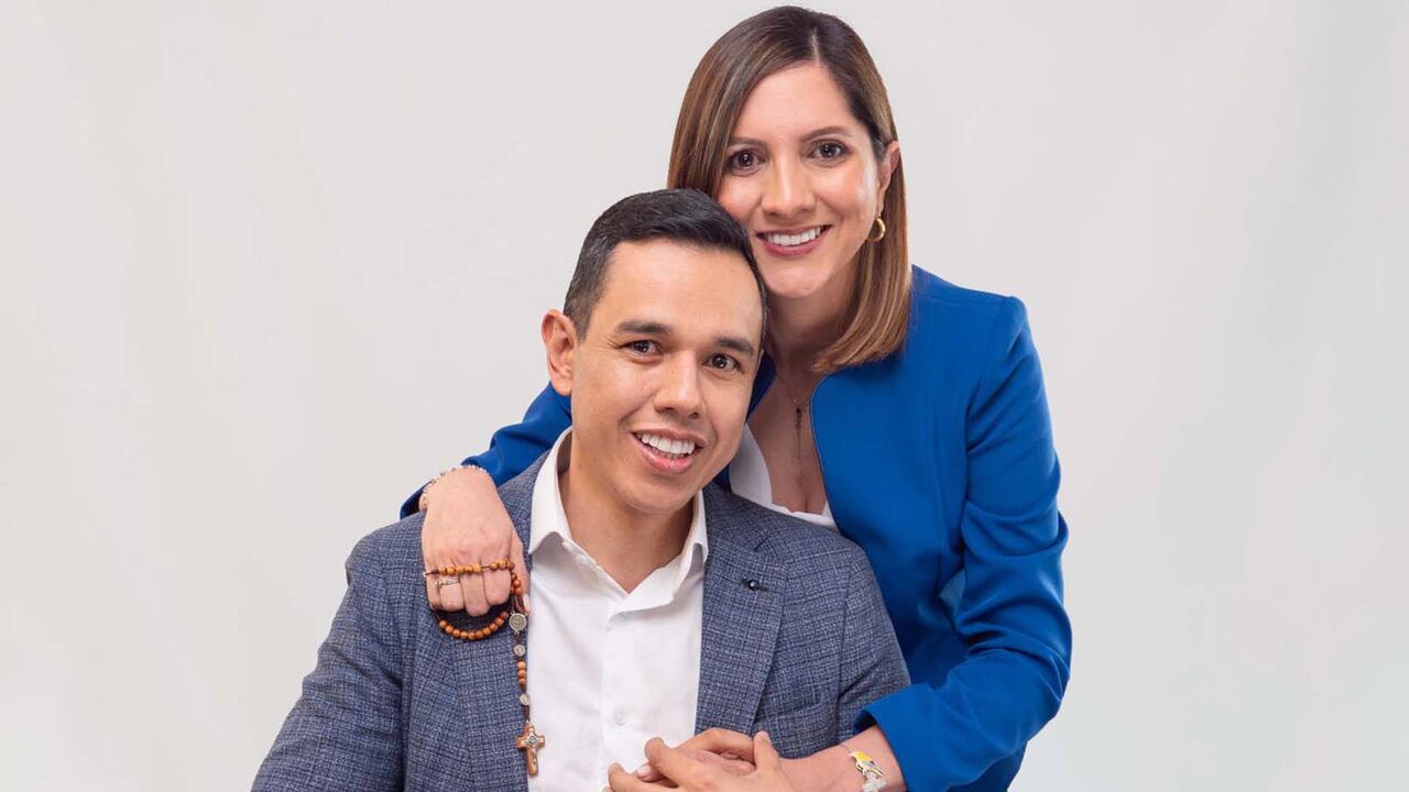 Diego Guauque y su esposa Alejandra Rodríguez.