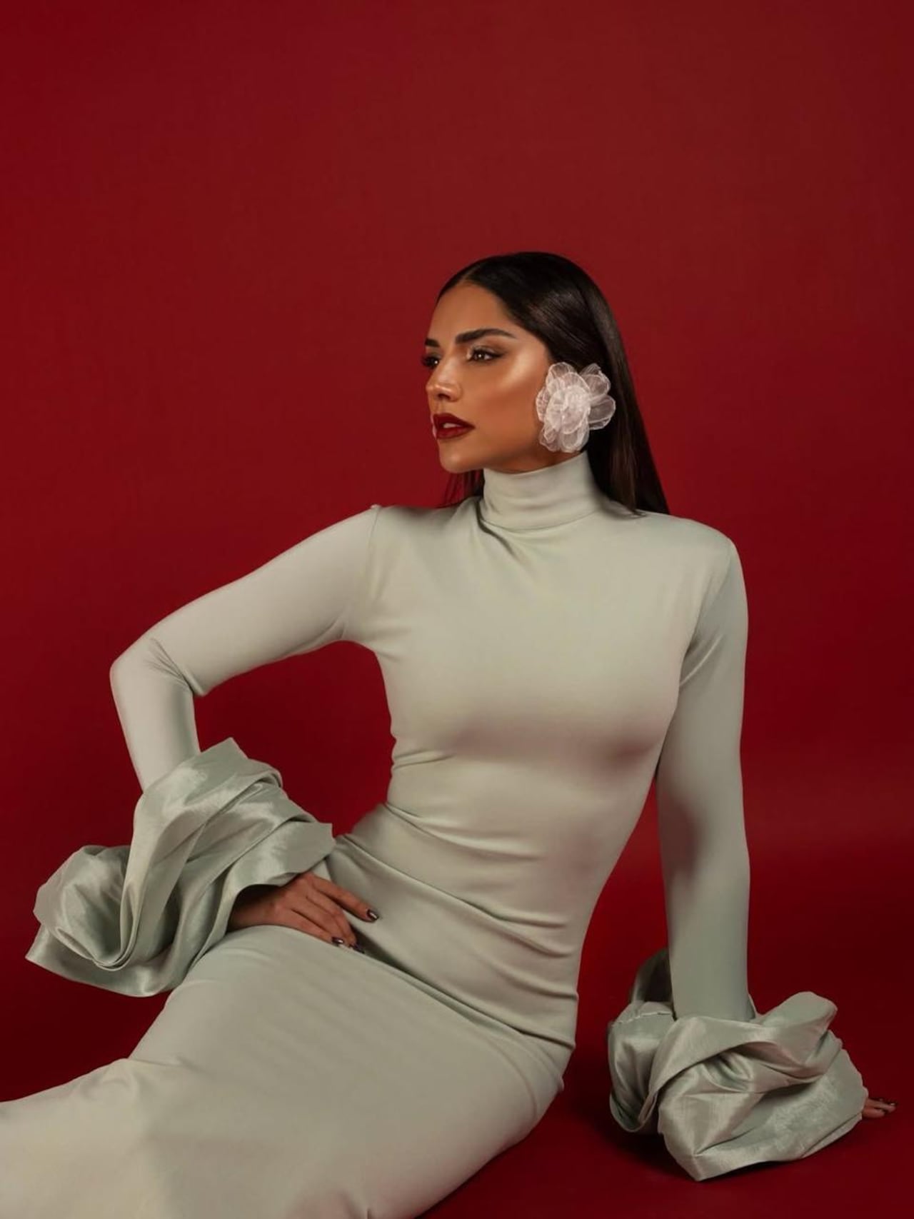 Laura Barjum, exseñorita Colombia, una de las celebridades presentes en Cali Distrito Moda.