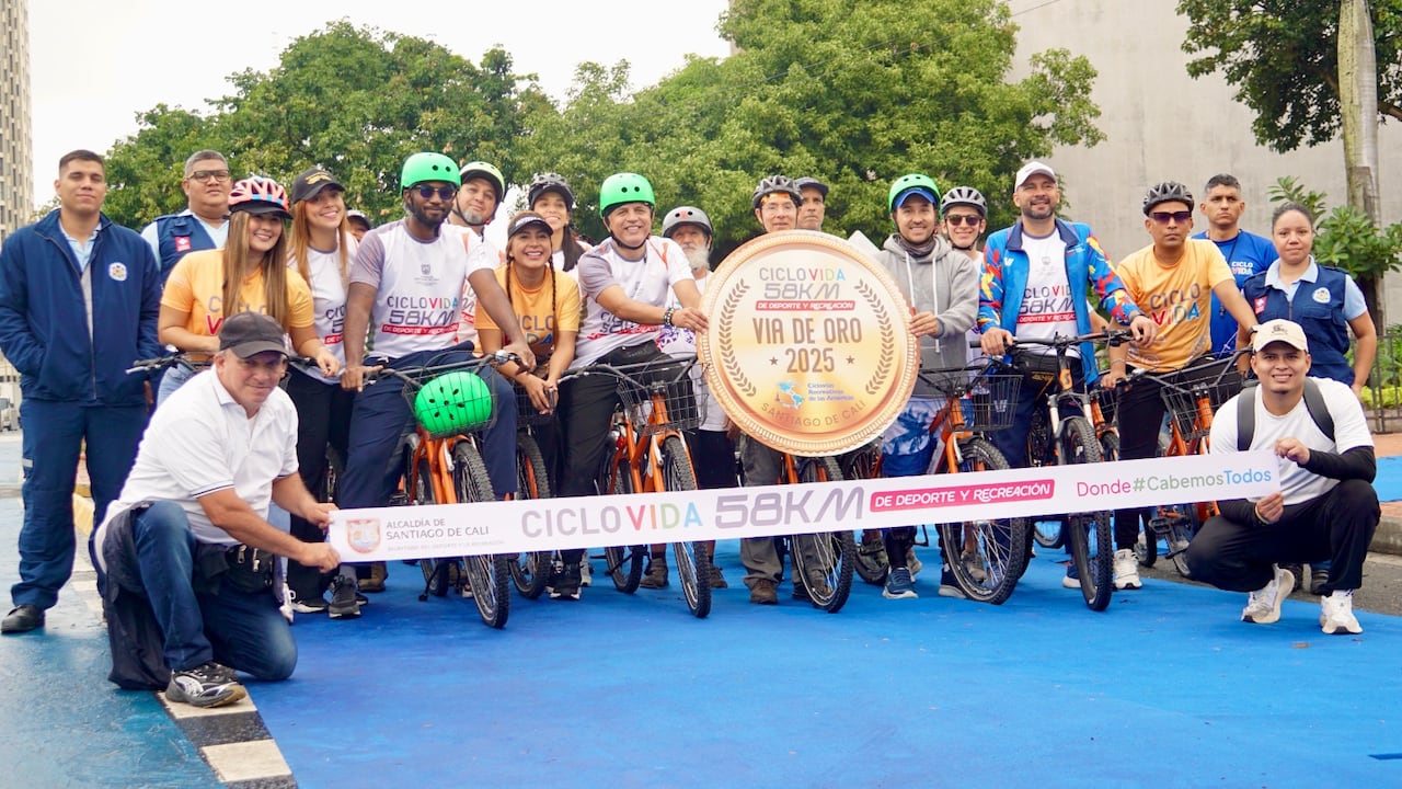 La Ciclovida de Cali recibió certificación internacional.