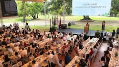 Estudiantes de colegios y universidades fueron homenajeados por alcanzar promedios académicos superiores a 4.0 en el Desayuno de Mejores Estudiantes.
