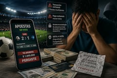 La ludopatía también está presente en las apuestas deportivas.