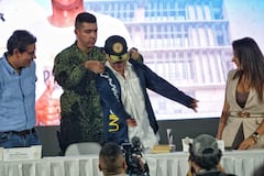 El presidente Gustavo Petro en su llegada a Yumbo, Valle del Cauca.