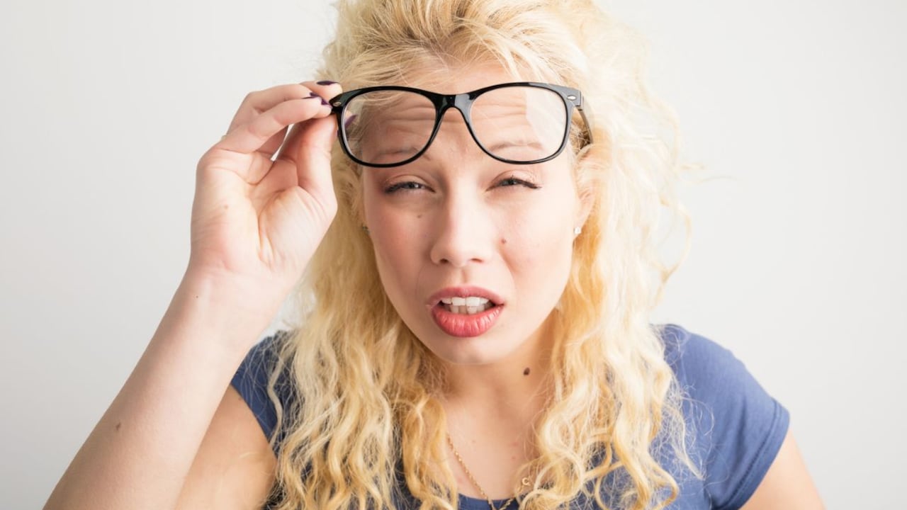 La visión borrosa es síntoma de diabetes.