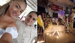La pareja de esposos fue despedida por familiares, amigos y vecinos durante las exequias realizadas el 21 de diciembre, en medio de muestras de dolor y solidaridad tras la trágica pérdida.