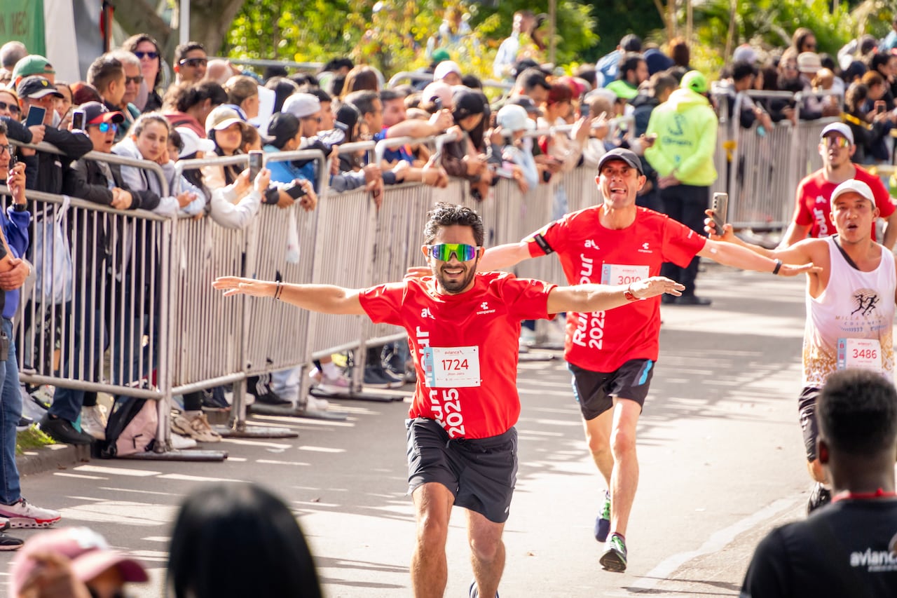 Algunos corredores que participaron en una de las ediciones anteriores de la Run Tour Avianca.