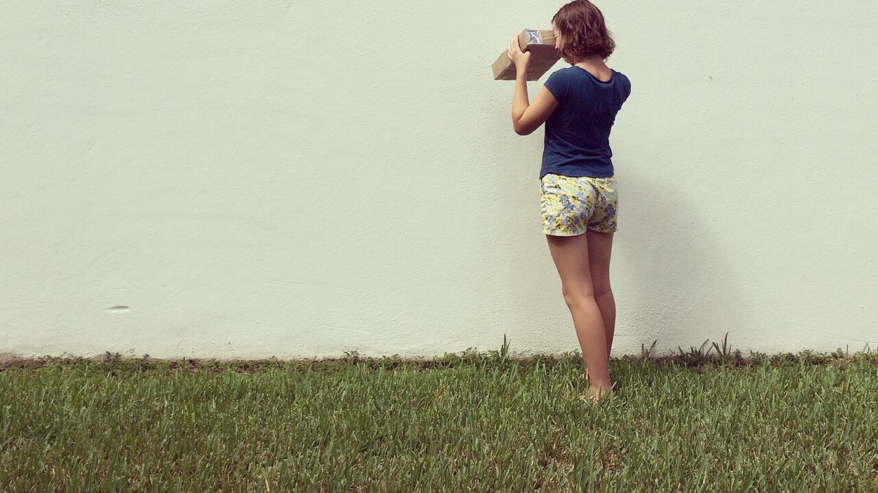 Proyector para ver el eclipse de sol